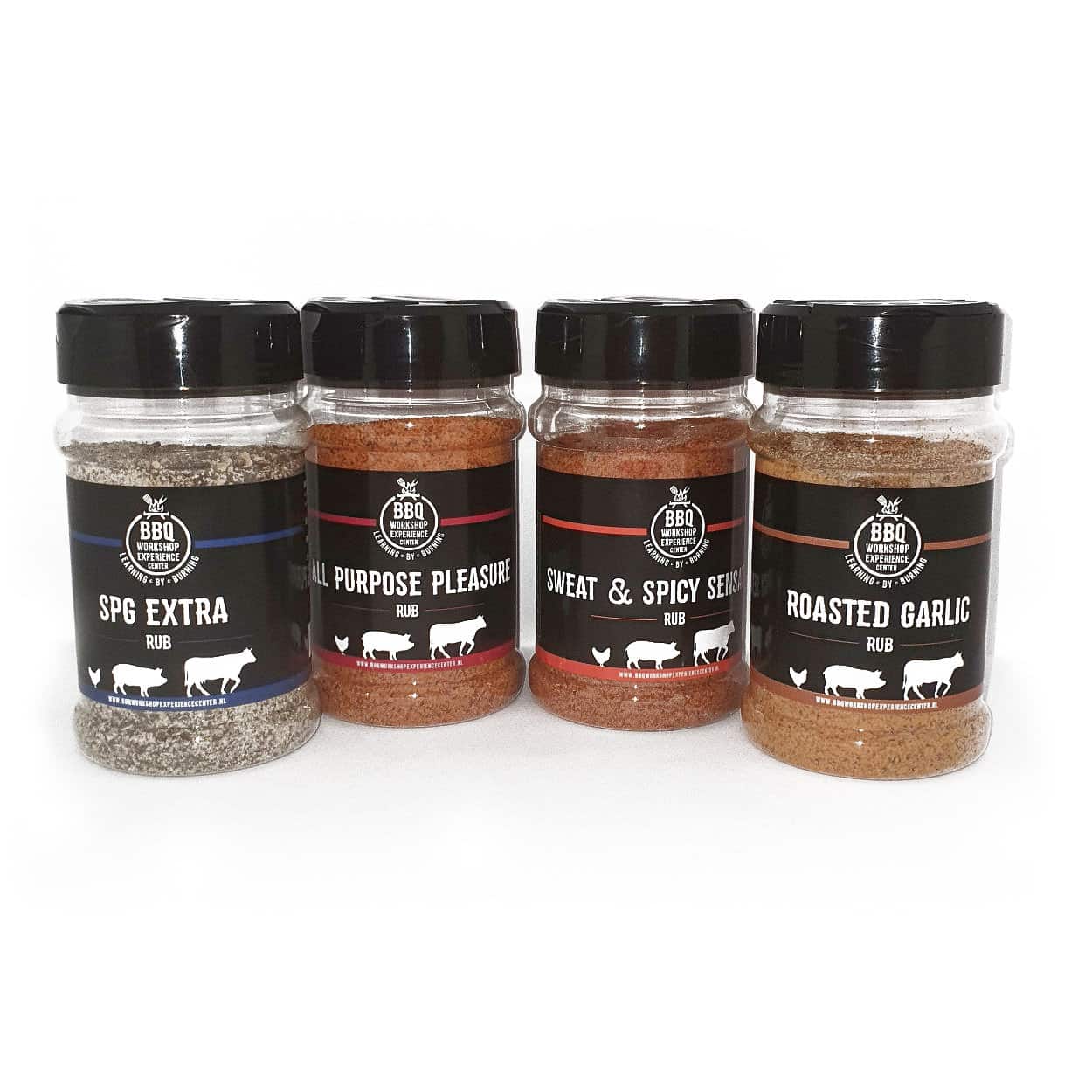 SET 4x BBQ RUB